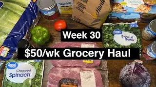 Thumbnail: Week 30 ~ $50/Week Food Budget Challenge for 2