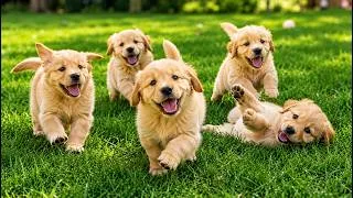 Thumbnail: 😍🐶 Happy Puppies Running, Jumping & Playing Together Outdoors | Dog Sounds | Cute Dogs