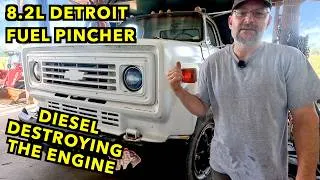 Thumbnail: 8.2L Detroit Fuel Pincher: Diesel Flooding the Oil - What's Causing It?