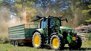 Thumbnail: Chipping Wood & Harvesting Potatoes