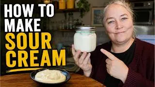 Thumbnail: 2  Ingredient Sour Cream - 3 Easy Ways to Make It at Home!