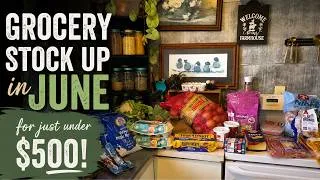 Thumbnail: June Grocery Shop and Bulk Buys | Stocking the Pantry & Saving Money