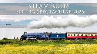 Thumbnail: West Somerset Railways Spring Steam Spectacular 2026.  Beautiful Somerset Countryside.