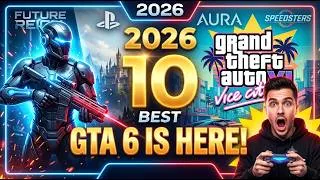Thumbnail: Top 10 Upcoming Games of 2026    | Biggest Games Releasing in 2026 | GTA 6, Witcher 4 & More(Hindi)