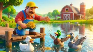 Thumbnail: Farm Animal Sounds 🐄🐓 | A Fun Day on the Farm | Animated Story