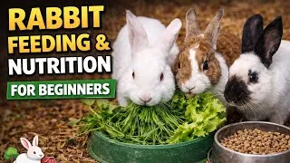 Thumbnail: Rabbit Feeding & Nutrition Explained for Beginners | Healthy Growth Guide (Episode 3)