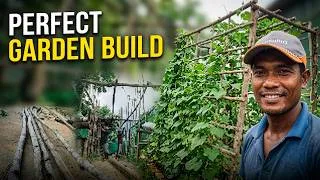 Thumbnail: DIY Wooden Trellis for Climbing Vegetables | Peaceful Garden ASMR