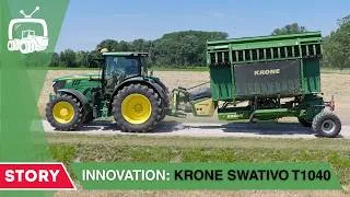 Thumbnail: New: Krone Swativo belt merger | Alfalfa Harvest on a Dairy Farm | Italy | Parmigiano Reggiano