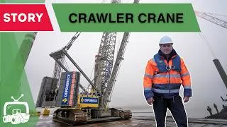 Thumbnail: Discover a Jack-up Platform in Action: Liebherr Mega Crane | Depenbrock Part 1 | Construction