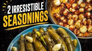 Thumbnail: 2 Delicious Condiments: Cucumber Pickles & Arabic Pickled Garlic 🥒🧄