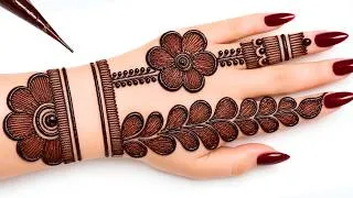 Thumbnail: full hand simple mehndi design new 2026 |mehandi ka design | mehndi design | मेहंदी डिजाइन| #mehandi