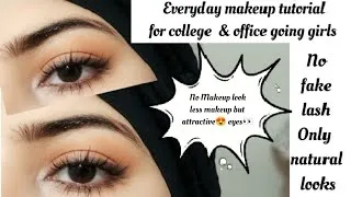 Thumbnail: Only 3 minutes Tutorial 🤎/ Everyday makeup looks for office and college going girls step by step 