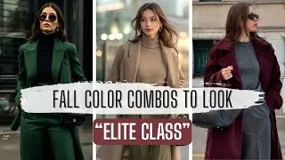 Thumbnail: Elite Color Combinations for Fall 2025 | Look Classy in These Colors