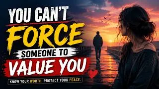 Thumbnail: You Can't Force Someone to Value You | A Powerful Lesson on Self Worth | Motivational Video