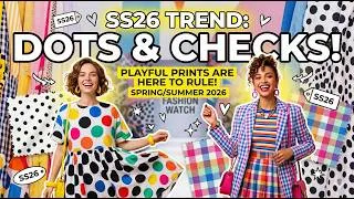 Thumbnail: Dots & Checks Trend SS26: Why Playful Prints Are Defining Spring/Summer 2026 Fashion