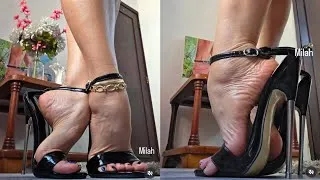 Thumbnail:  Beautiful Collection of STILETTO mules high heels sandals 👠  | Best high heels sandals 👠
