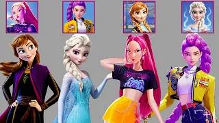 Thumbnail: Epic Glow Up! Huntrix vs Disney Princess Outfit Swap 👑✨