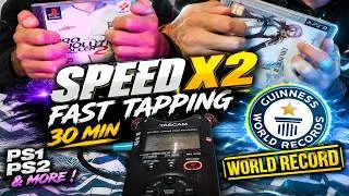 Thumbnail: ⚡ SPEED x2 FAST TAPPING ASMR 🎮 | The Sounds Every Gamer Loves (PS1, PS2 & Retro Gaming) 🎧 #asmr #fyp