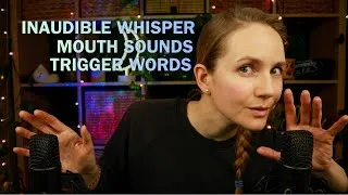 Thumbnail: ASMR Close Up Ear to Ear Inaudible Whisper, Triggers Words & Mouth Sounds 🥱