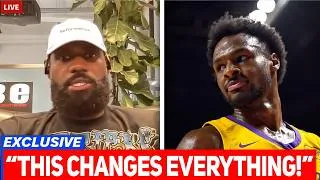 Thumbnail: LeBron James Finally Breaks Silence On Bronny & The 76ers |LeBron's Comments About Bronny Shock Fans