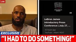 Thumbnail: LeBron REACTS After Miami Heat LEAK His Secret Signing! | Miami Heat Just Changed LeBron's Future