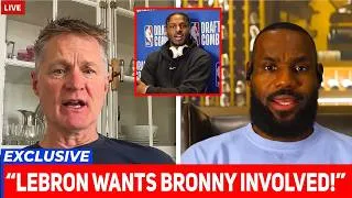 Thumbnail: Steve Kerr Breaks Silence On Bronny James Following LeBron's Warriors Move!