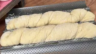 Thumbnail: Rustic No-Knead Baguette Recipe – So Easy Anyone Can Make It!