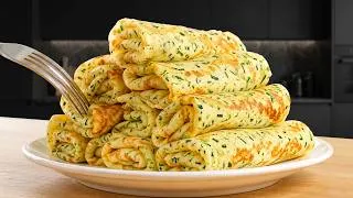 Thumbnail: Zucchini Pancakes Are Better Than Pizza! Quick and Easy Pan Recipe!