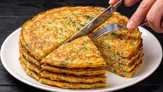 Thumbnail: Zucchini with Eggs Is Better Than Pizza! Quick and Easy Frying Pan Recipe!