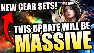 Thumbnail: NEW GEAR SETS AND BUFFS. Insane Patch Update. Full Breakdown ⁂ Watcher of Realms