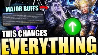 Thumbnail: NEW BUFF SYSTEM FOR OLD HEROES. Buffing Silas & Valkyra. Full Breakdown ⁂ Watcher of Realms