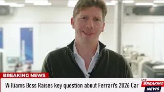Thumbnail: William Boss SHOCKED Ferrari 2026 INSANE Speed ​​Key