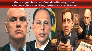 Thumbnail: Advogado de Zambelli explica detenção de Tagliaferro na Itália
