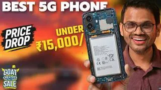 Thumbnail: Best Phone Under 15000 is Here - Flipkart Goat Sale 👀 5G Phone Under 15000