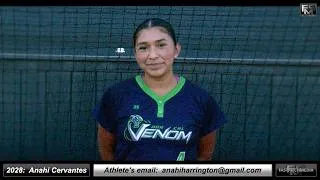 Thumbnail: 2028 Anahi Cervantes 3.8 GPA - First Base Softball Recruiting Video 