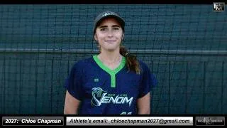 Thumbnail: 2027 Chloe Chapman - GPA 4.32 Third Base and Shortstop Softball Recruiting Video 