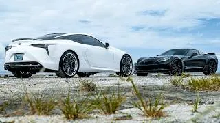 Thumbnail: Corvette C7 Z06 & Lexus LC500 | 4k