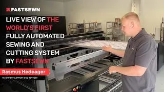 Thumbnail: First view: The world's first FULLY AUTOMATED sewing and cutting machine - FASTSEWN 33-33