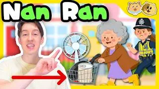 Thumbnail: Nan ran and ran | -an family words | learn to read funny phonics story and song for Kids