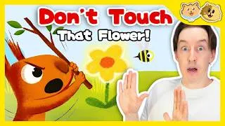 Thumbnail: 🐿️ DON'T TOUCH THAT FLOWER! | Animated read aloud funny Kids Book About Sharing & Springtime