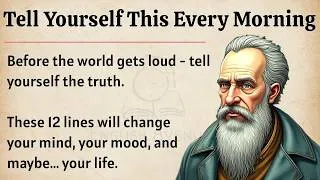 Thumbnail: Tell Yourself This Every Morning ｜｜ Learn English Through Motivational Lesson 🔥 ｜｜ Improve Engl