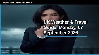Thumbnail: UK Weather & Travel Guide, Monday, 07 September 2026