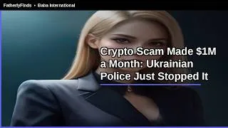 Thumbnail: Crypto Scam Made $1M a Month: Ukrainian Police Just Stopped It