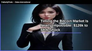 Thumbnail: Timing the Bitcoin Market Is Nearly Impossible: $126k to $80k Shock