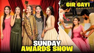 Thumbnail: Sunday Times Award Show🤩🏆|Sab Ky Samnay Gir Gayi😭💔|Zainab Event Py Behosh Hogayi😱😰|Fatima faisal