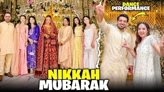 Thumbnail: Nikkah Mubarak🤩♥️|Dulhan Ko Gift Mein Kiya Mila?🥰🎁|Special Dance Performances💃🏻🕺|Fatima Faisal