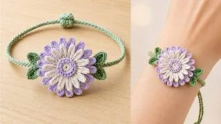 Thumbnail: Easy ✅ Beautiful Crochet Bracelet Pattern Step By Step 💯 Crochet Unique Idea 💫 Crochet Gift Idea