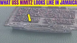 Thumbnail: What The Warship USS Nimitz looks like At Kingston Harbor | The 2nd Largest US Aircraft Carrier 4k
