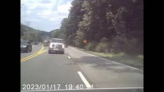 Thumbnail: Crossing the yellow line! Almost died! 7.17.23