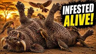 Thumbnail: This Warthog Is COVERED in Ticks — Then the Oxpeckers Arrive